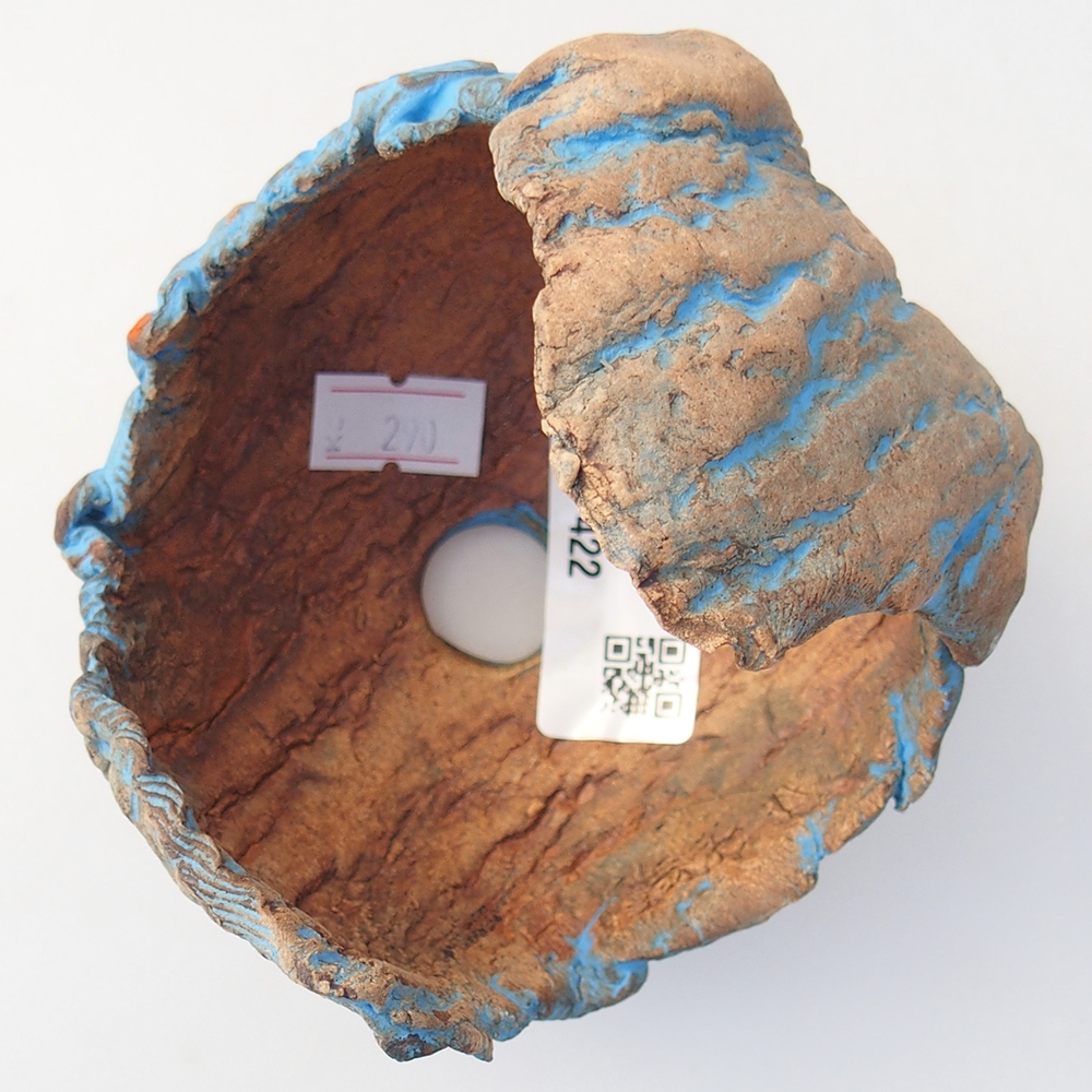 Keramická mušľa 10 x 8,5 x 10 cm , žltá