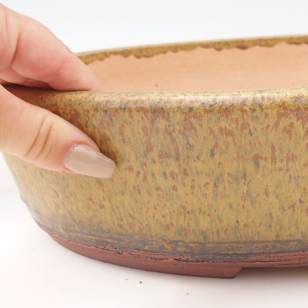 Miska na bonsaj 33 x 26 x 8,5 cm , farba žltá