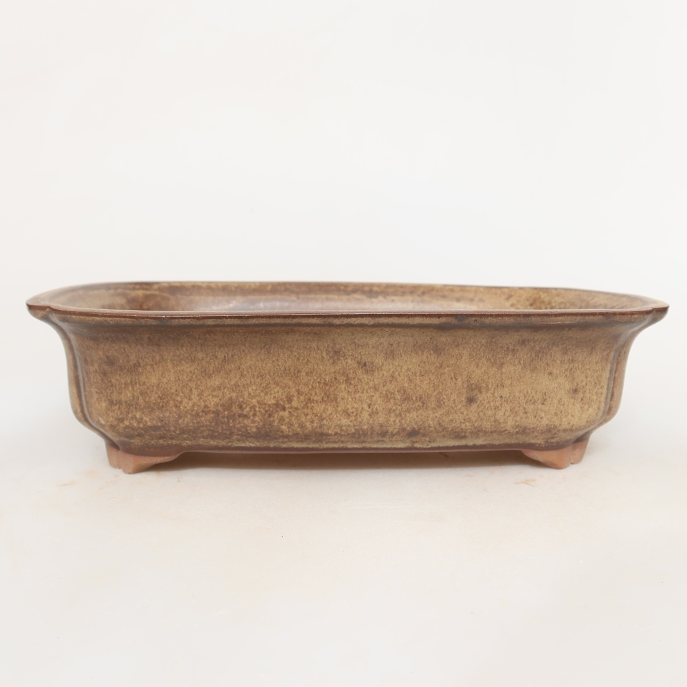 Keramická miska  24 x 17 x 6 cm, farba hnedá