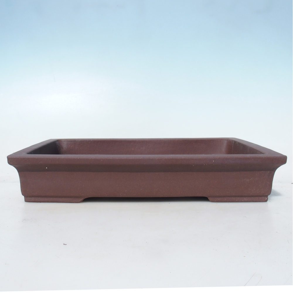 Bonsajová miska 36,5 x 24 x 6,5 cm breza hnedá