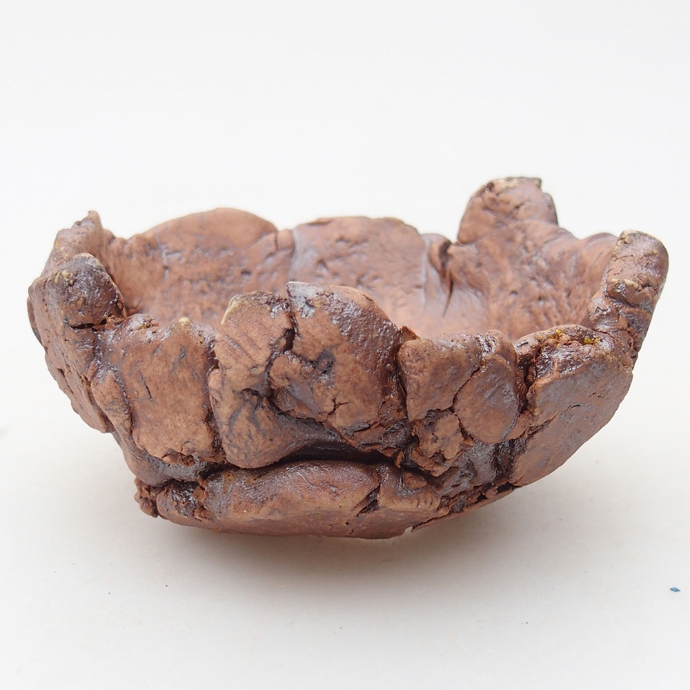 Keramická mušľa 9 x 9 x 4,5 cm , farba hnedá