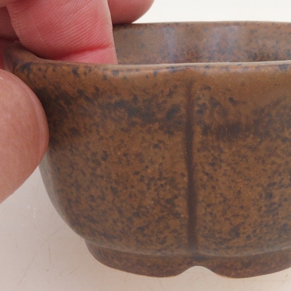Bonsai miska H95 - 7,5 x 7,5 x 4 cm - hnedá