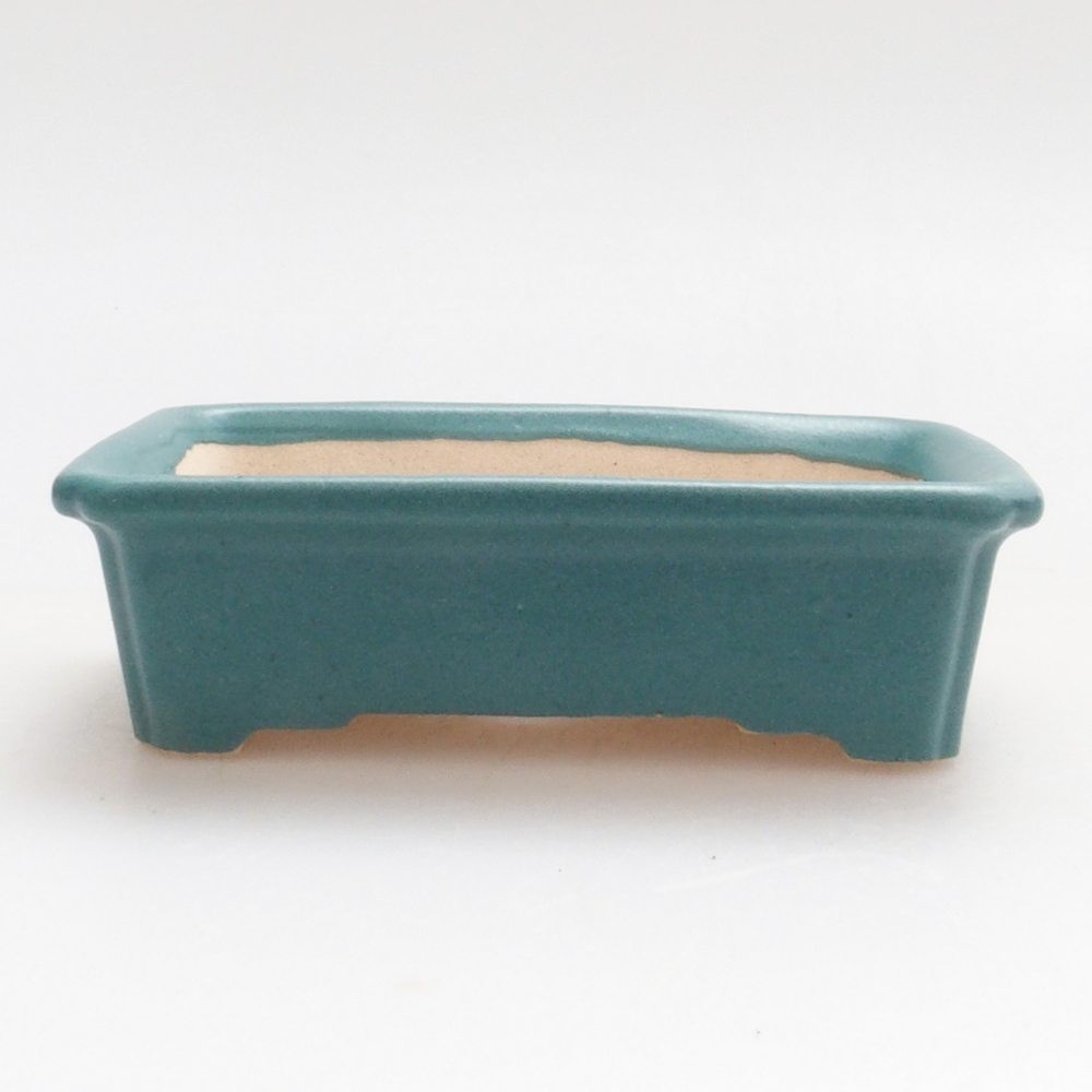 Keramická bonsai miska 7 x 4,5 x 2 cm, farba modrá
