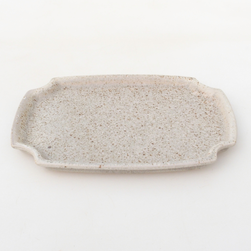 Keramická podmiska H03 - 17 x 12,5 x 1 cm - béžová