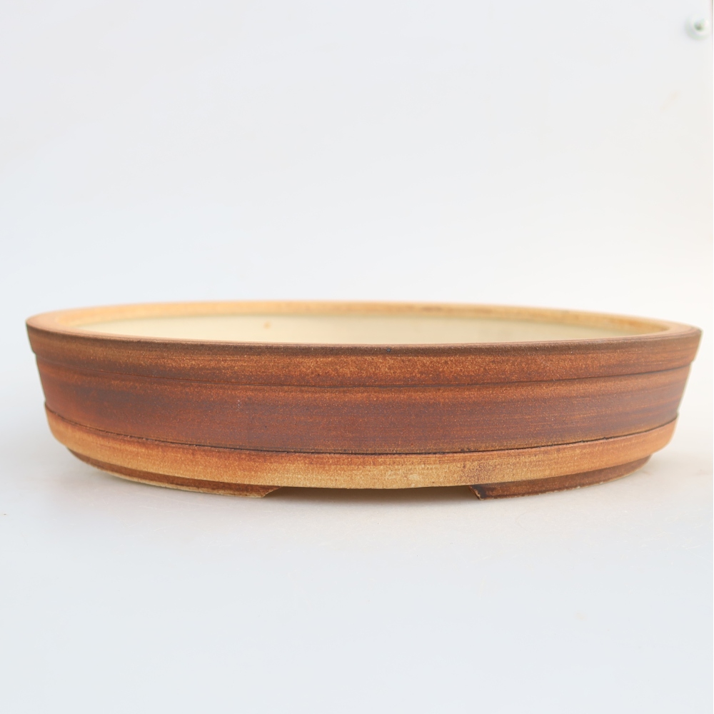 Keramická miska  29,5 x 29,5 x 5,5 cm, farba hnedá