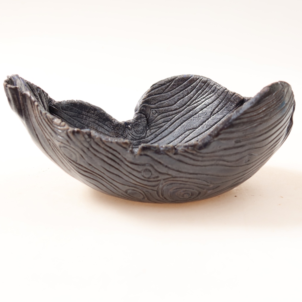 Keramická škrupina  15,5 x 12 x 6,5 cm, farba zelená