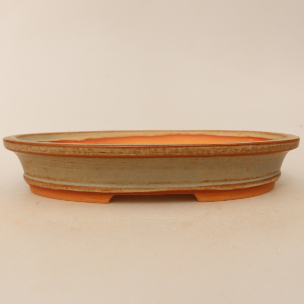 Keramická miska  21 x 14,5 x 3,5 cm, farba béžová