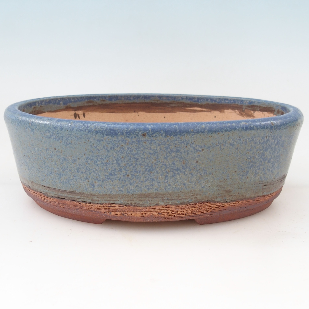 Miska na bonsaj 23,5 x 19,5 x 7,5 cm , farba modrá