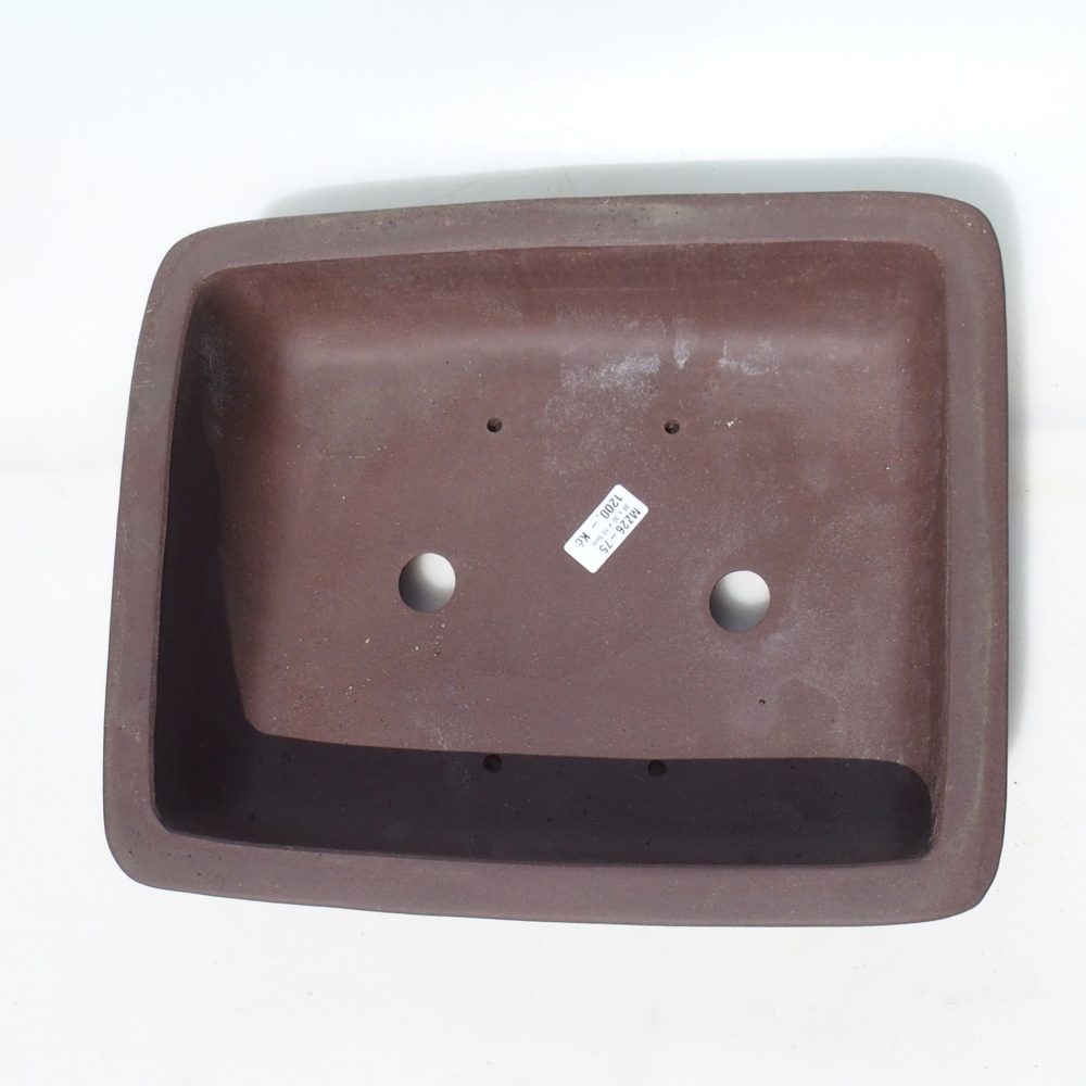 Bonsajová miska 39 x 32 x 10,5 cm breza hnedá