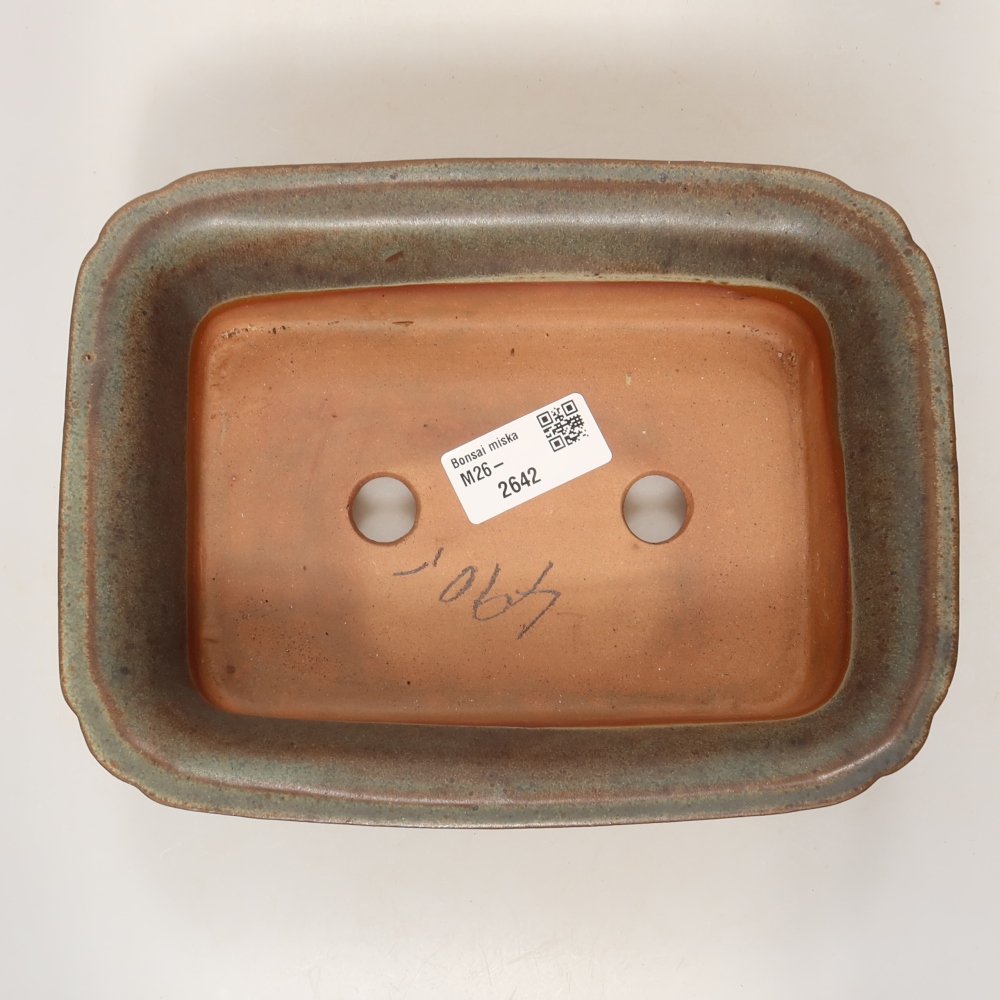 Keramická Miska 20 x 15,5 x 6 cm, farba hnedá