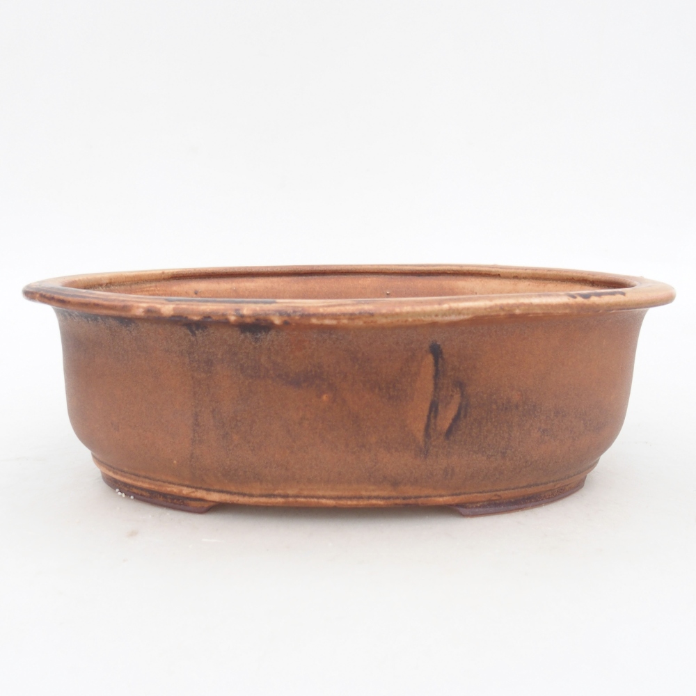 Keramická miska na bonsaje 23 x 19 x 7 cm, ružová