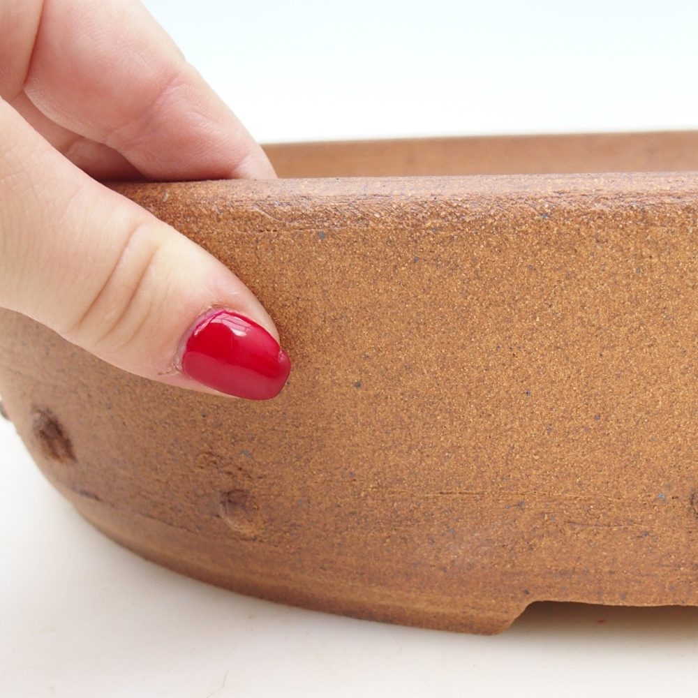 Miska na bonsaj 34 x 34 x 7 cm , farba hnedá