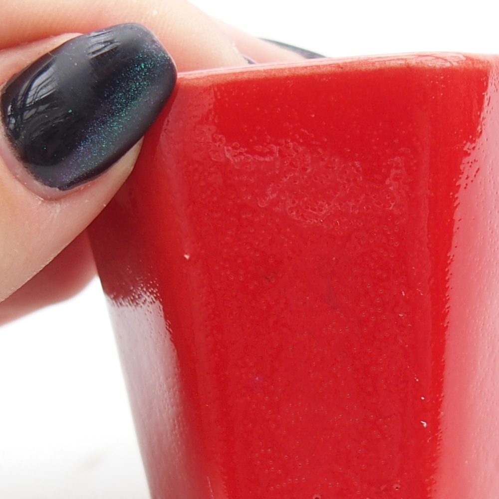 Mini bonsajová miska 5,5 x 5 x 5 cm, farba červená