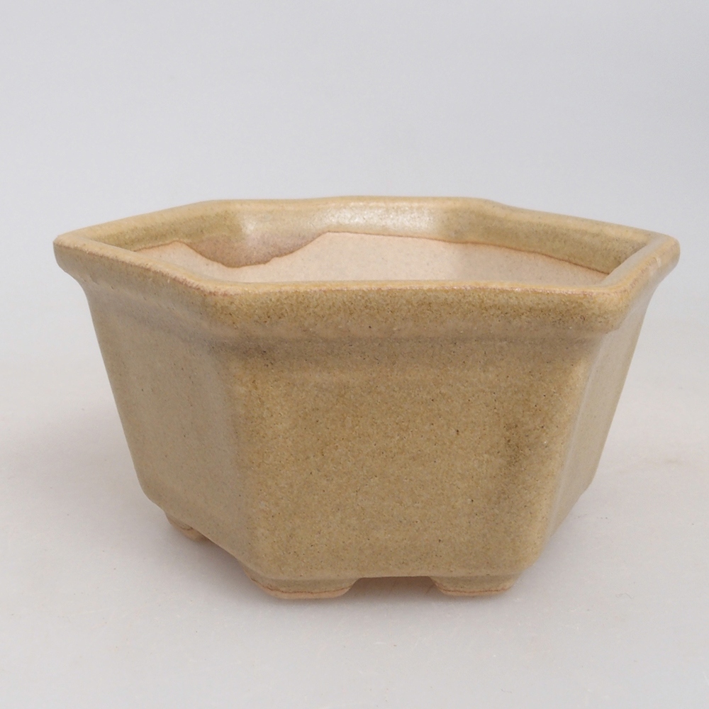 Mini bonsai miska 8 x 7 x 4  cm, farba hnedá