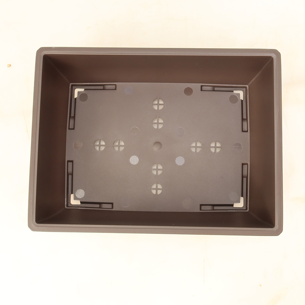 Plastová miska na bonsaje MP-5 – 28 x 21 x 8 cm, farba: hnedá