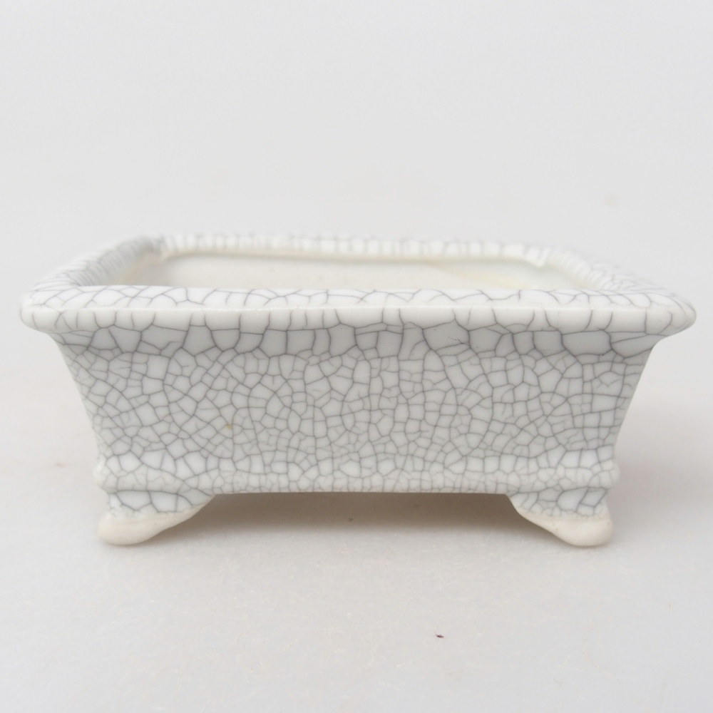 Mini bonsajová miska 8 x 6,5 x 3,5 cm, farba raku