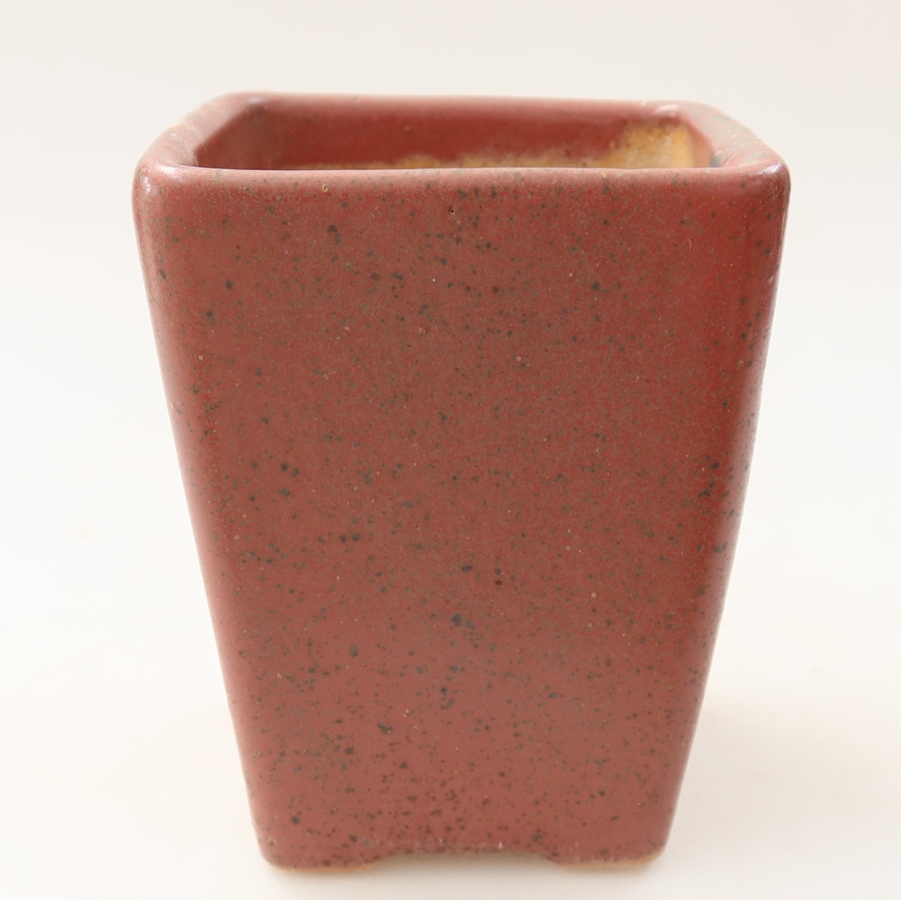Keramická miska na bonsai 8,5 x 8,5 x 11 cm, farba ružová