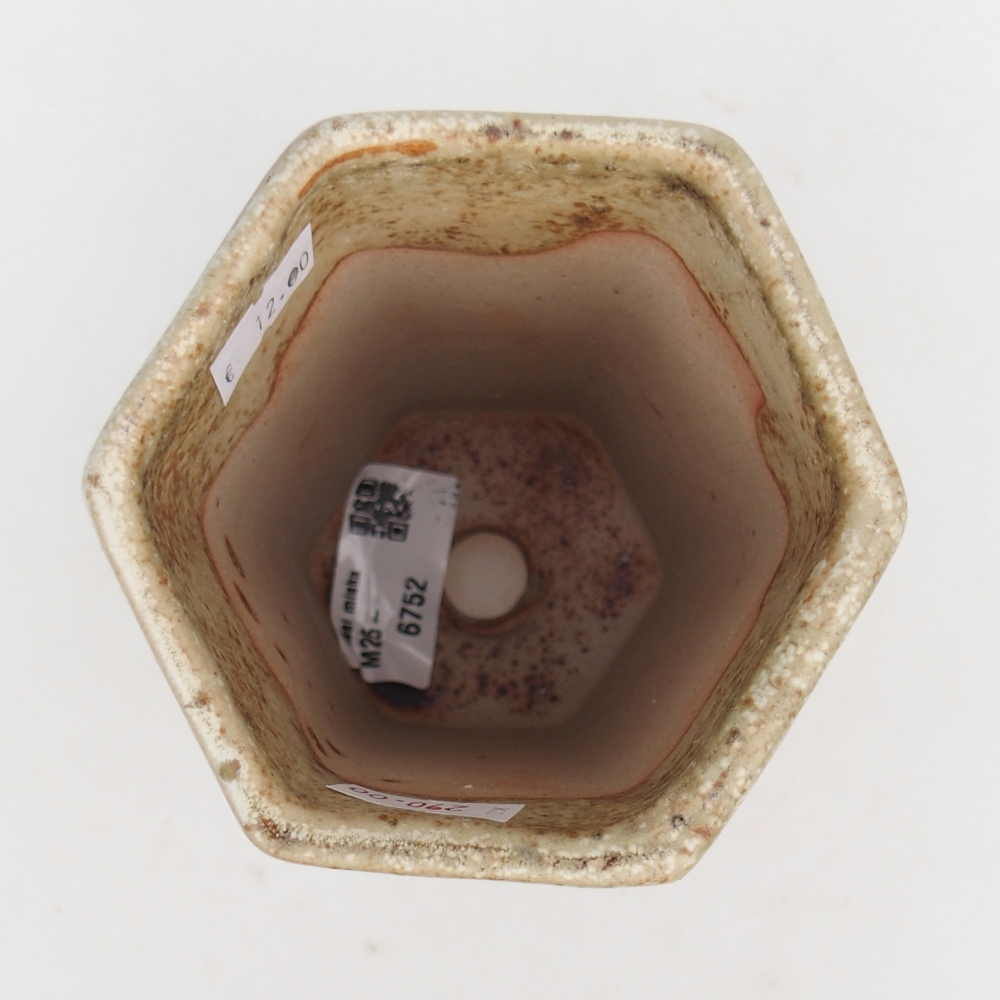 Keramická bonsajová miska 10 x 8,5 x 14,5 cm, zelená