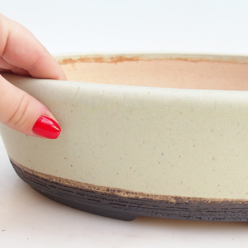 Miska na bonsaj 33 x 25 x 9 cm , farba zelená