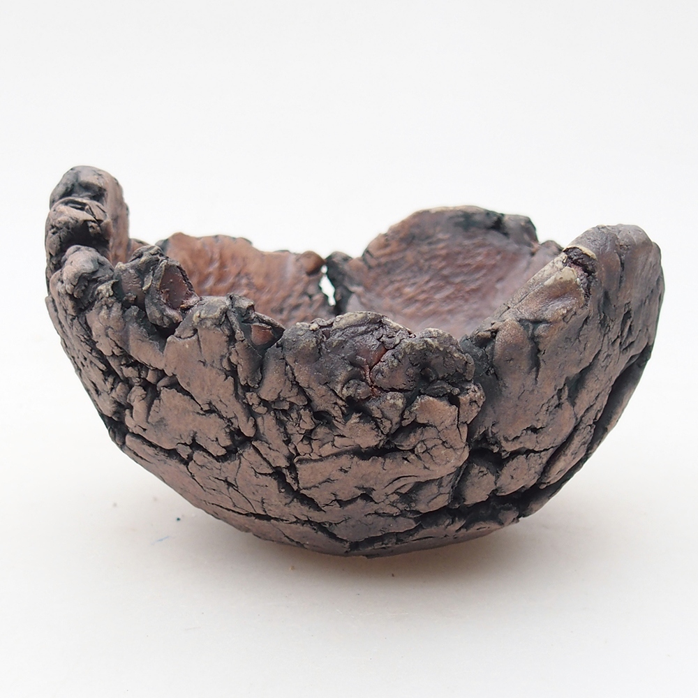 Keramická mušľa 11 x 10,5 x 7 cm , farba zelená