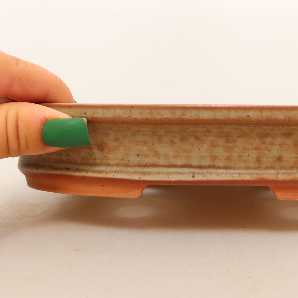 Keramická Miska 21 x 15 x 4 cm, farba hnedá