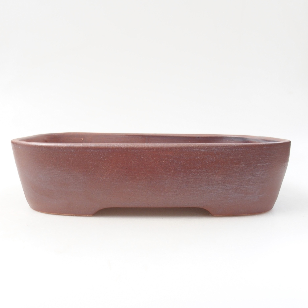 Keramická bonsai miska 23 x 18 x 5,5 cm, farba kovová