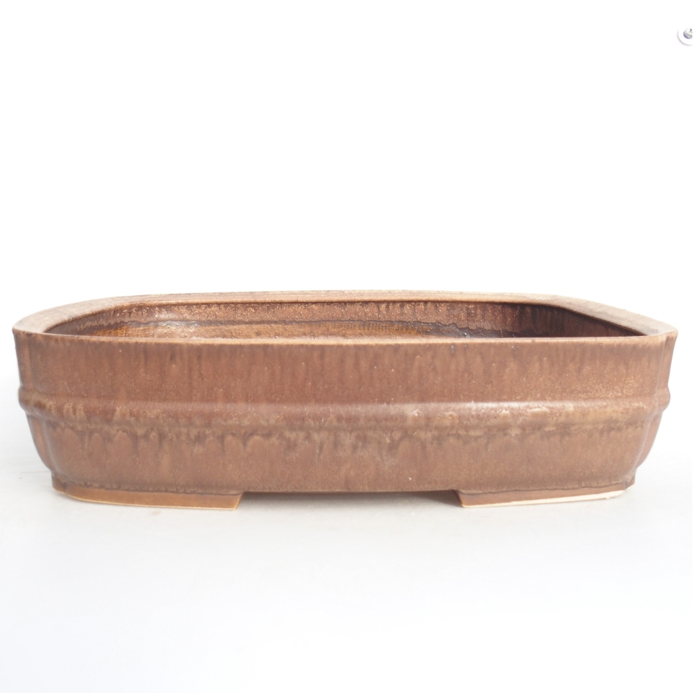 Keramická miska na bonsaje 29,5 x 24 x 7 cm, ružová