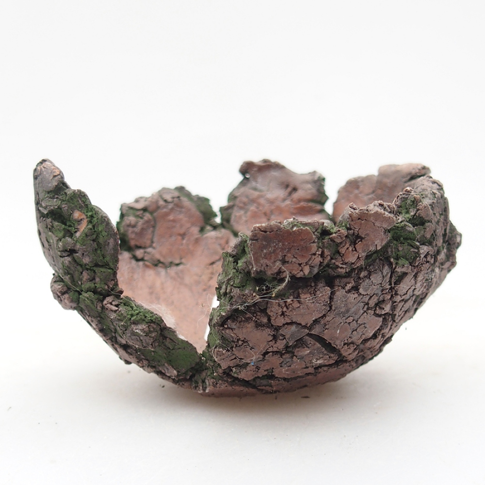 Keramická Škrupina 8,5 x 8,5 x 5 cm, farba zelená
