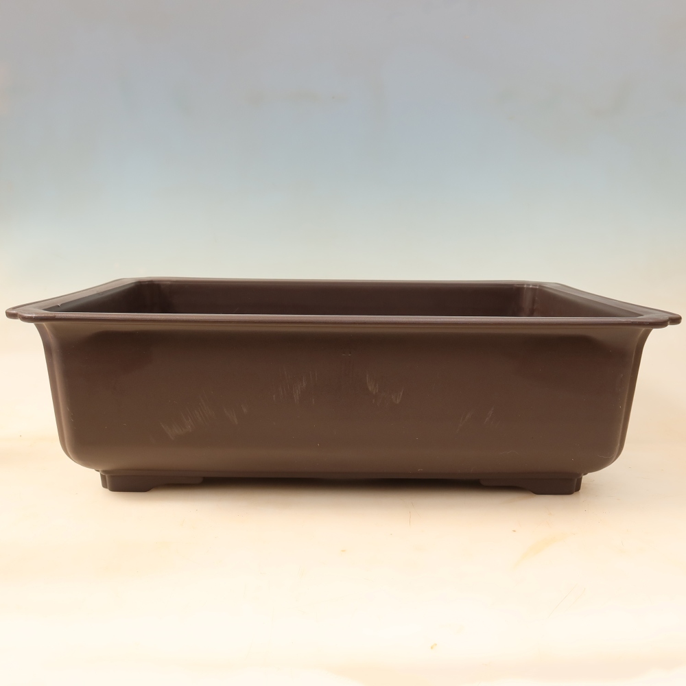 Plastová miska na bonsaje MP-35, hnedá – 49 x 36 x 14,5 cm 