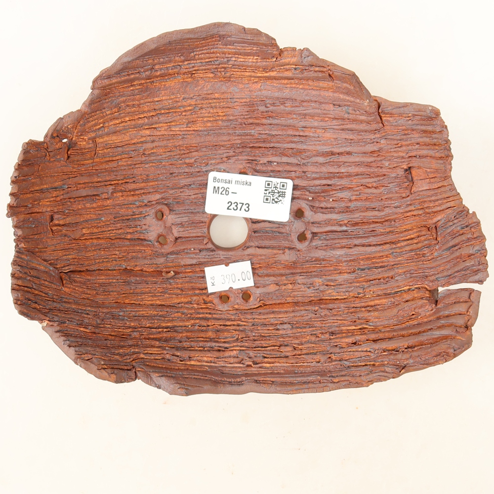 Keramická škrupina  20 x 16 x 7 cm, farba hnedá