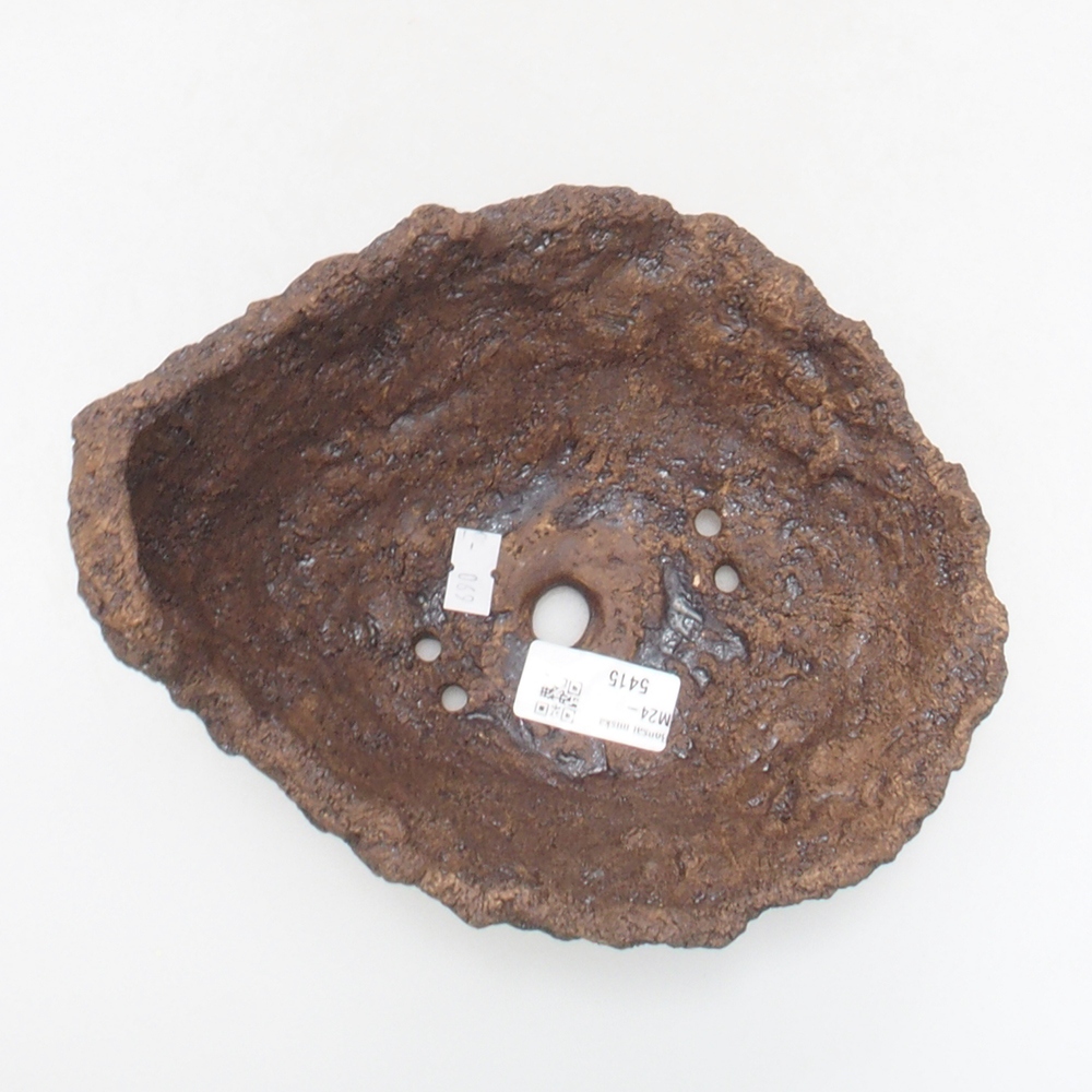 Keramická Škrupina 17,5 x 16 x 17,5 cm , farba hnedá