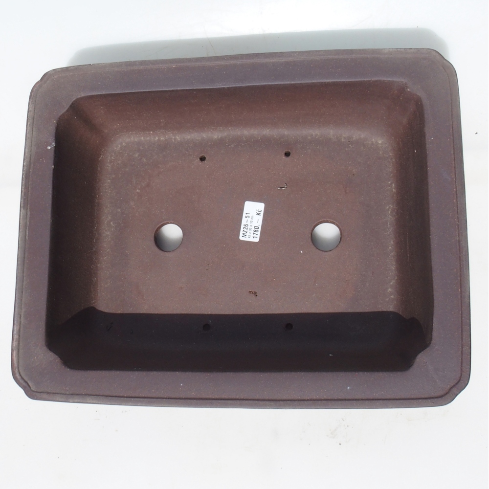 Miska na bonsaj 42 x 33 x 10 cm - hnedá