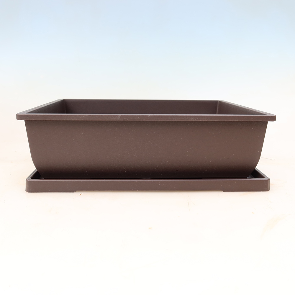 Bonsai miska + podmiska plast MP-7 - 34 x 26 x 11cm