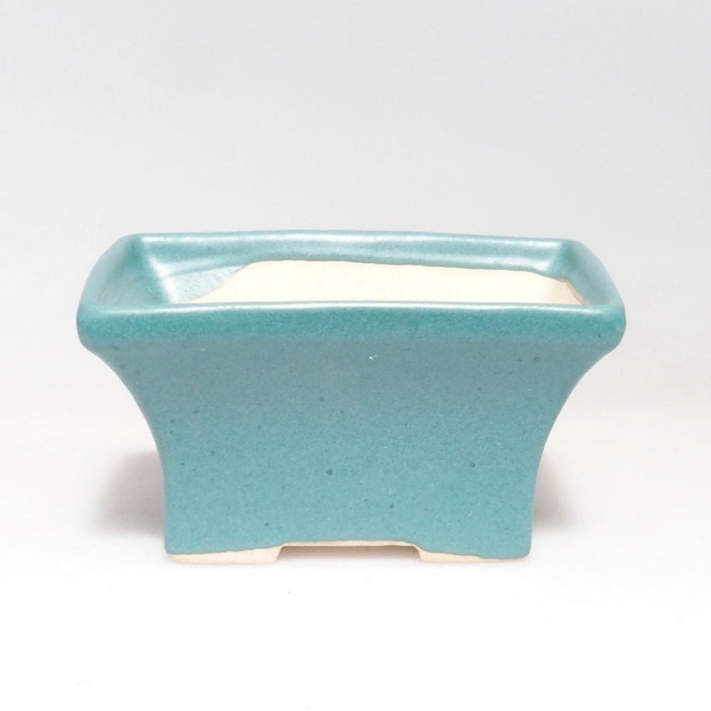 Keramická bonsai miska 5,5 x 4 x 3 cm, farba modrá