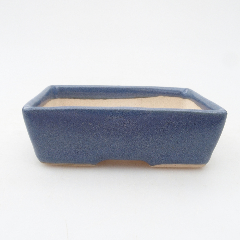 Mini bonsai miska 8 x 5,5 x 2,5 cm, farba modrá