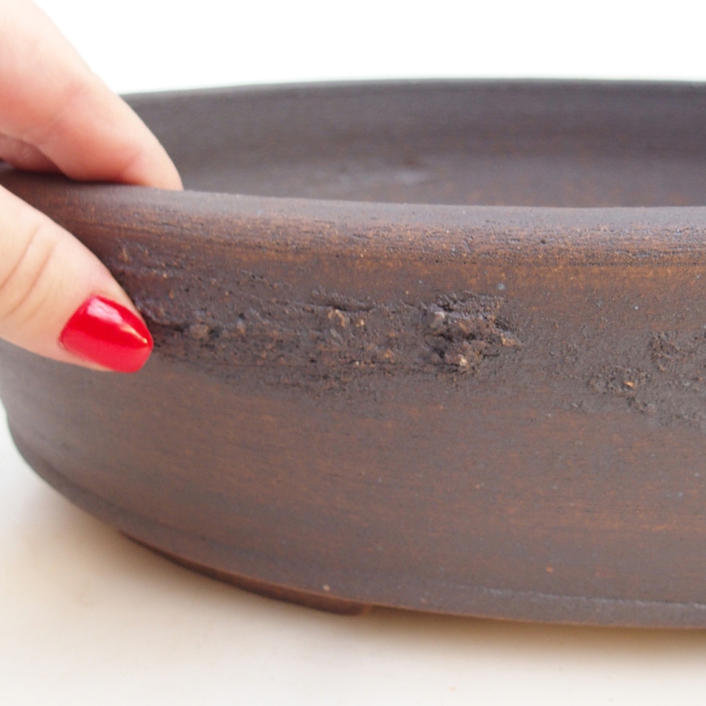 Miska na bonsaj 33 x 26 x 9 cm , farba hnedá