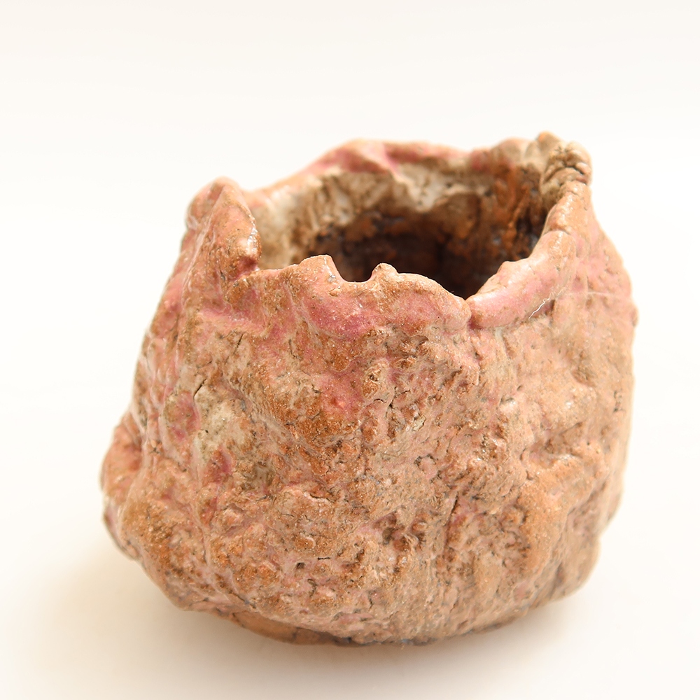 Keramická škrupina  4 x 4 x 6 cm, farba ružová