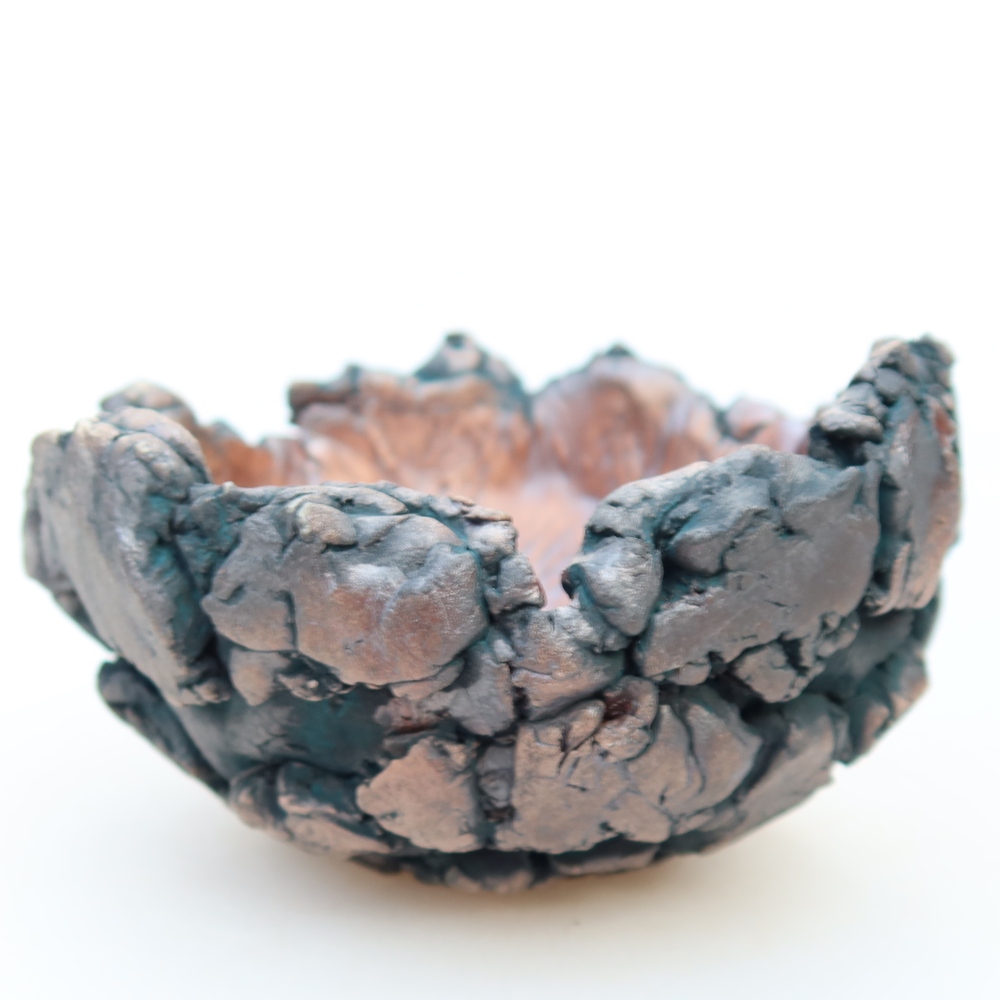 Keramická škrupina  11,5 x 11,5 x 8 cm, farba zelená