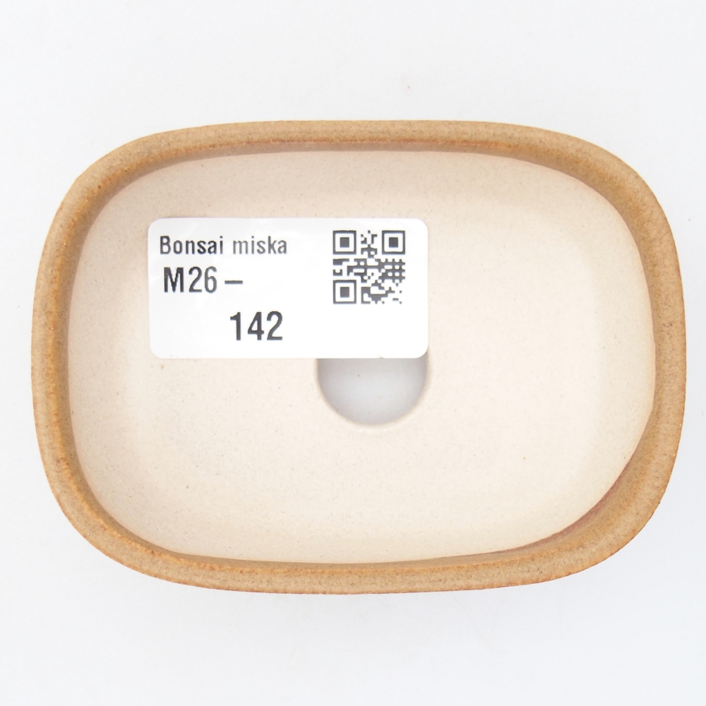 Mini bonsajová miska 8,5 x 6 x 2,5 cm, hnedá