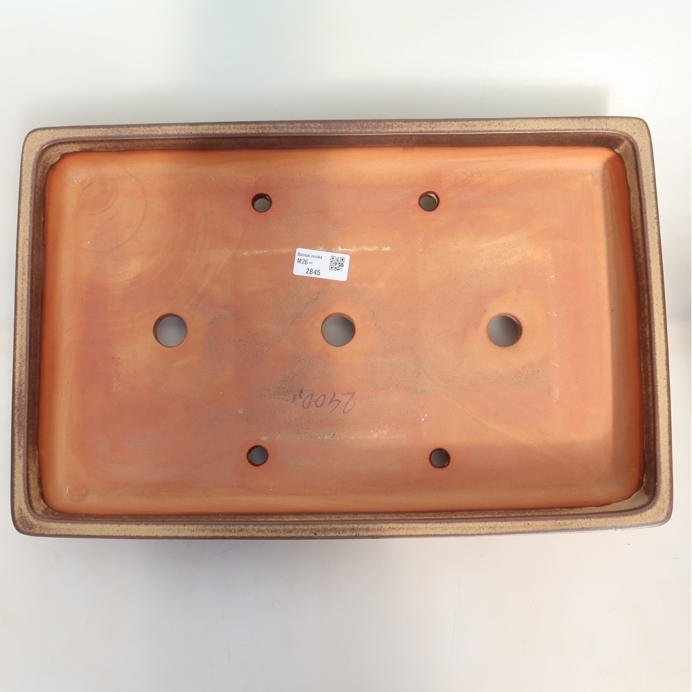 Keramická misa  45 x 29 x 6,5 cm, farba hnedá – IBA OSOBNÝ ODBER alebo preprava na palete