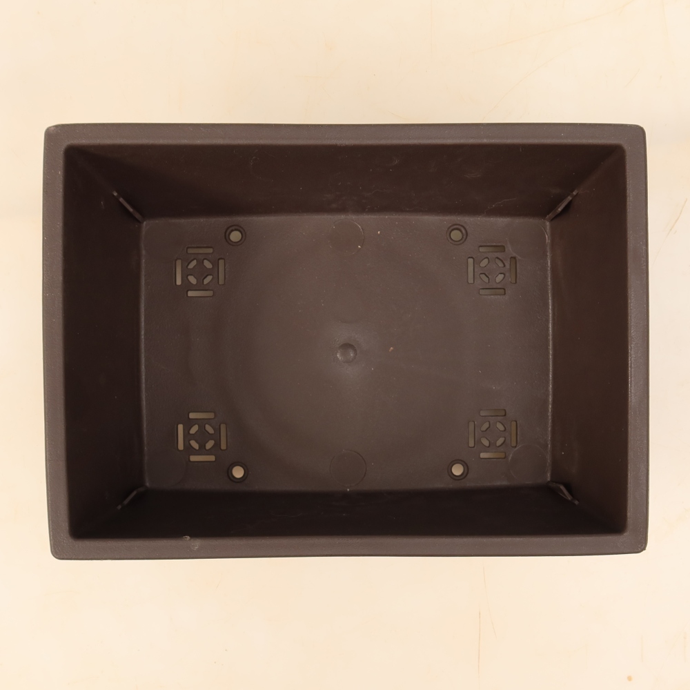 Plastová miska na bonsaje MP-36, hnedá – 22,5 × 16 × 9 cm
