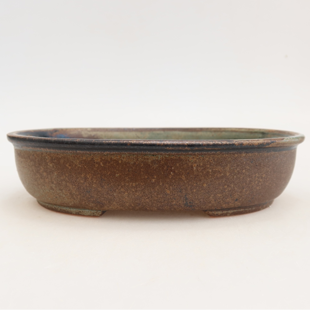 Keramická miska na bonsaje 22 x 17 x 5 cm, hnedá