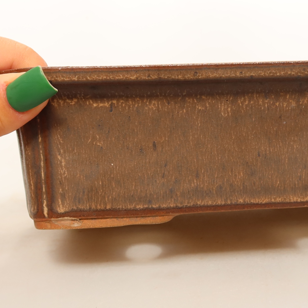 Keramická Miska 20 x 15,5 x 6 cm, farba hnedá