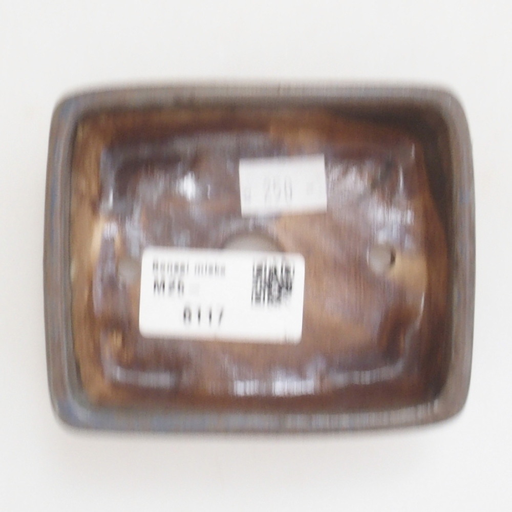 Keramická bonsai miska 9,5 x 8 x 3,5 cm, farba hnedá