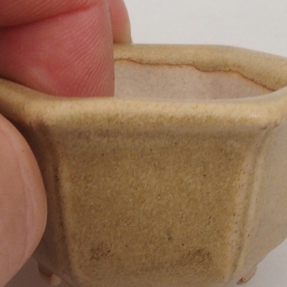 Mini bonsai miska 5 x 4,5 x 3  cm, farba hnedá
