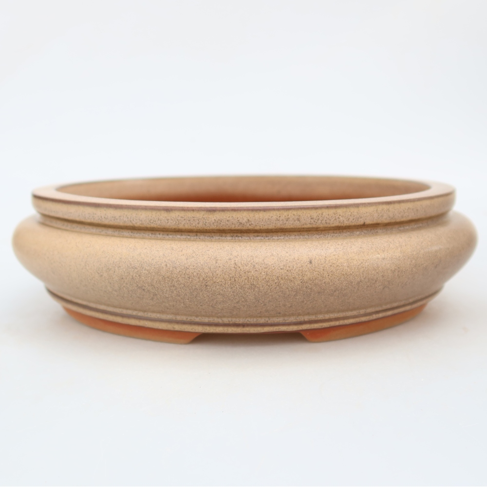Keramická miska  23 x 23 x 7 cm, farba béžová
