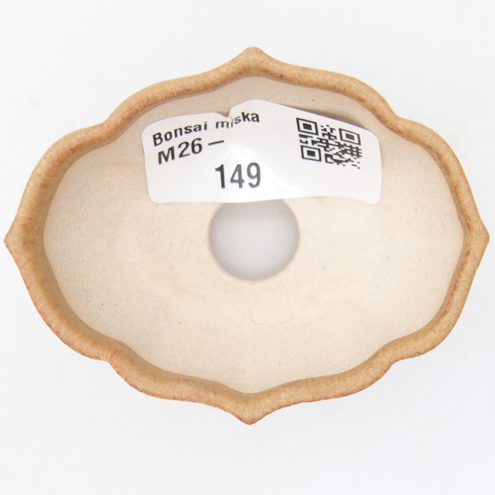 Mini bonsajová miska 7 x 5 x 3 cm, hnedá