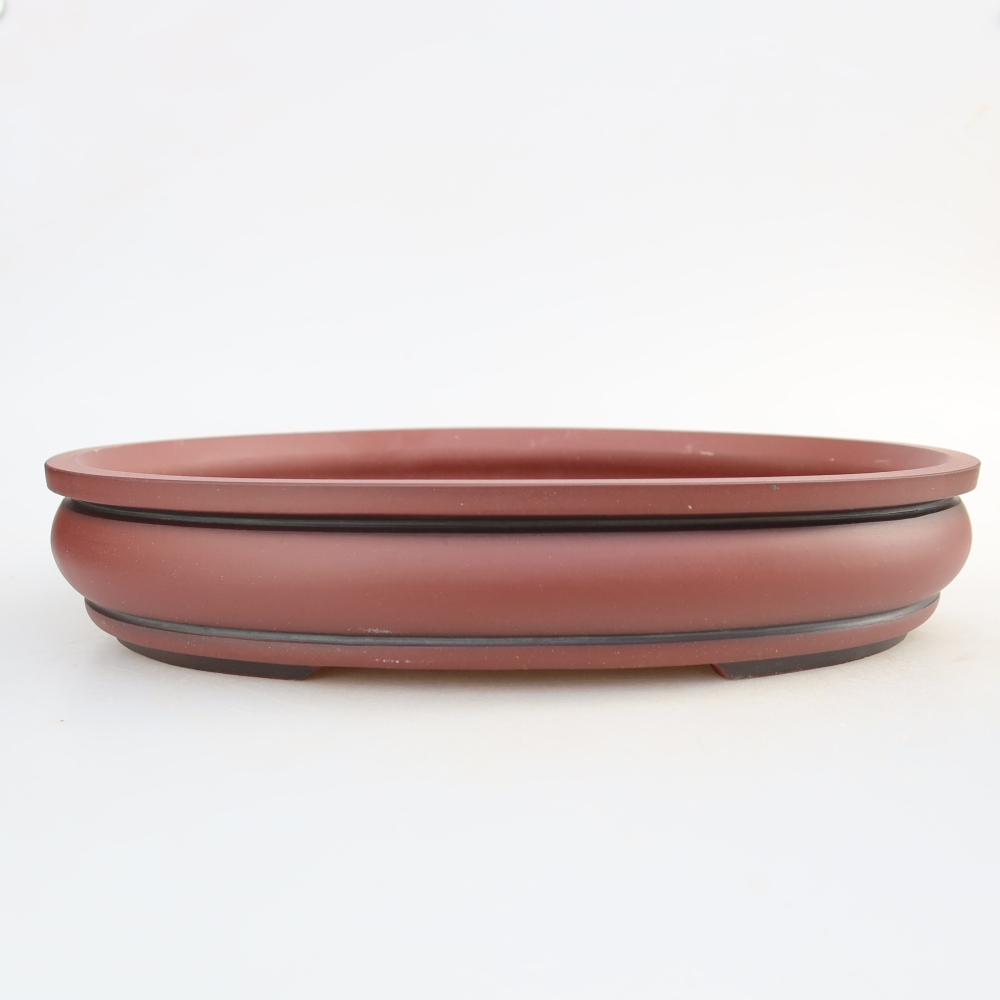 Keramická miska  31 x 23,5 x 5,5 cm, farba tehlová