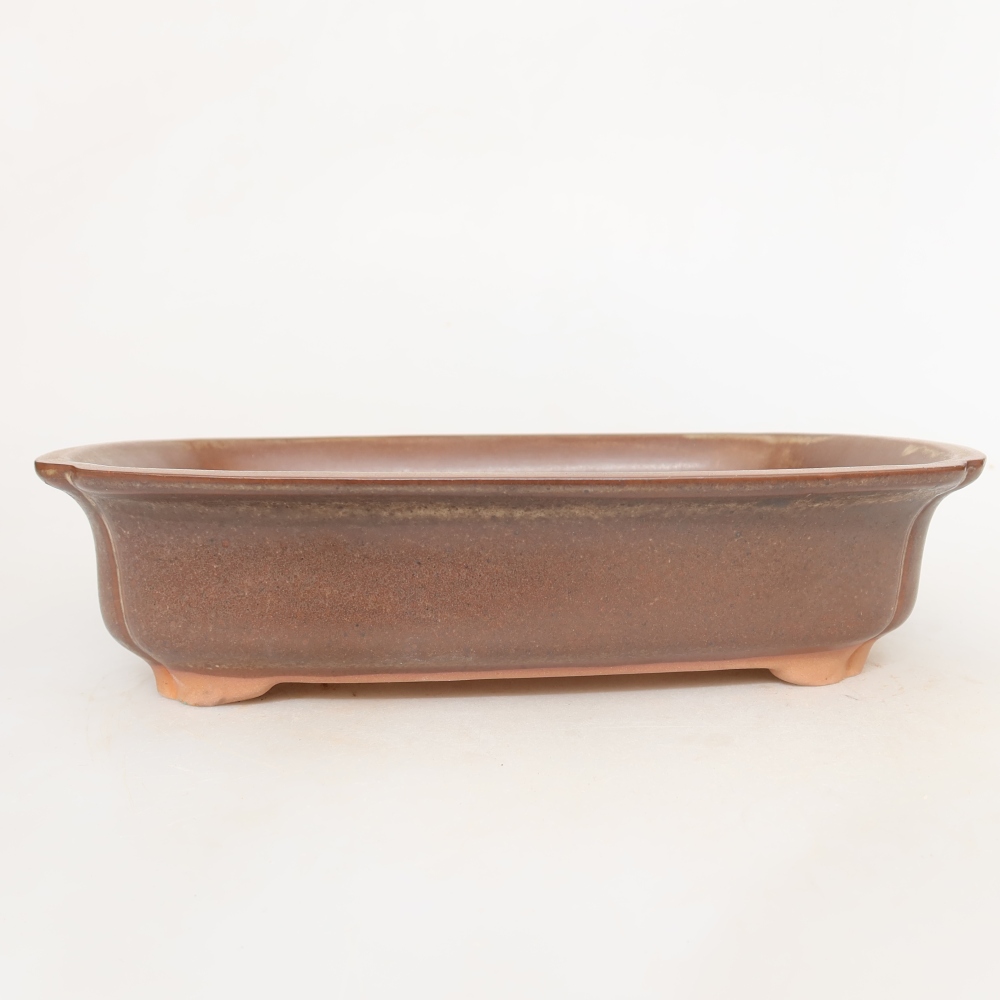 Keramická miska  24 x 17 x 6 cm, farba hnedá