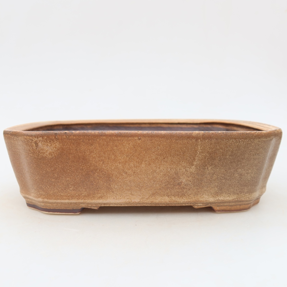Keramická miska na bonsai 21,5 x 18 x 6 cm, farba ružová